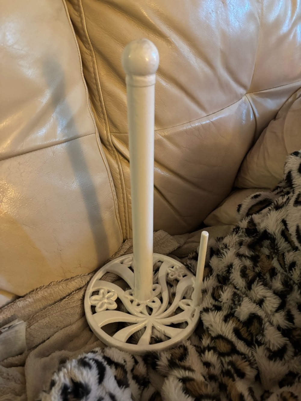 Unbranded White Decorative Paper Towel Holder